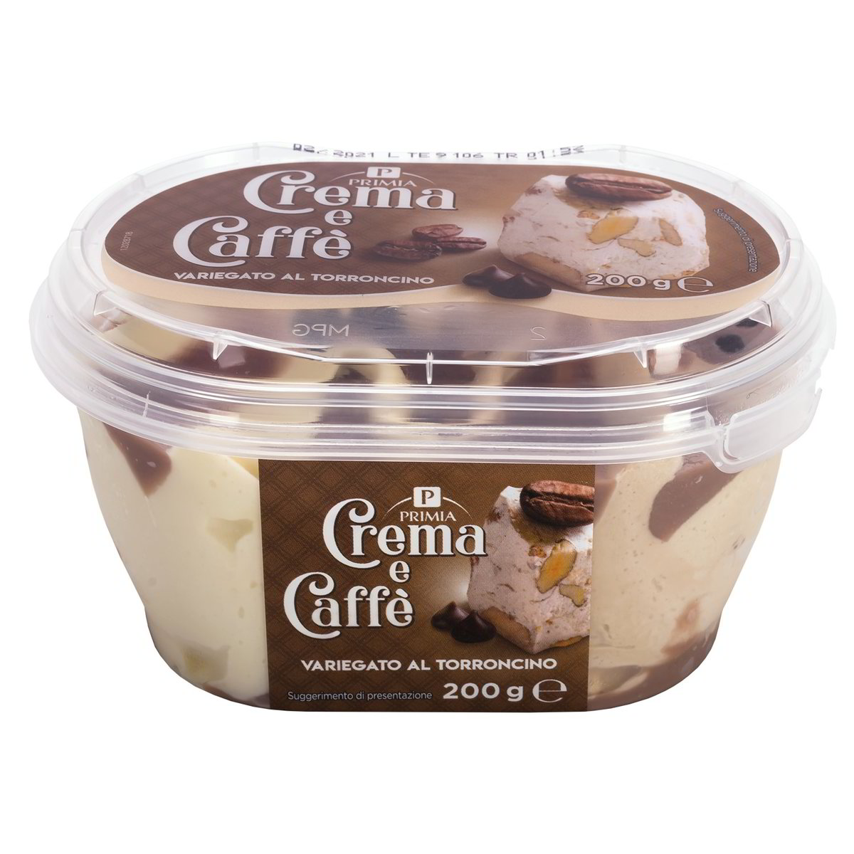 Gelato Crema E Caff Variegato Al Torroncino Primia G Tigros