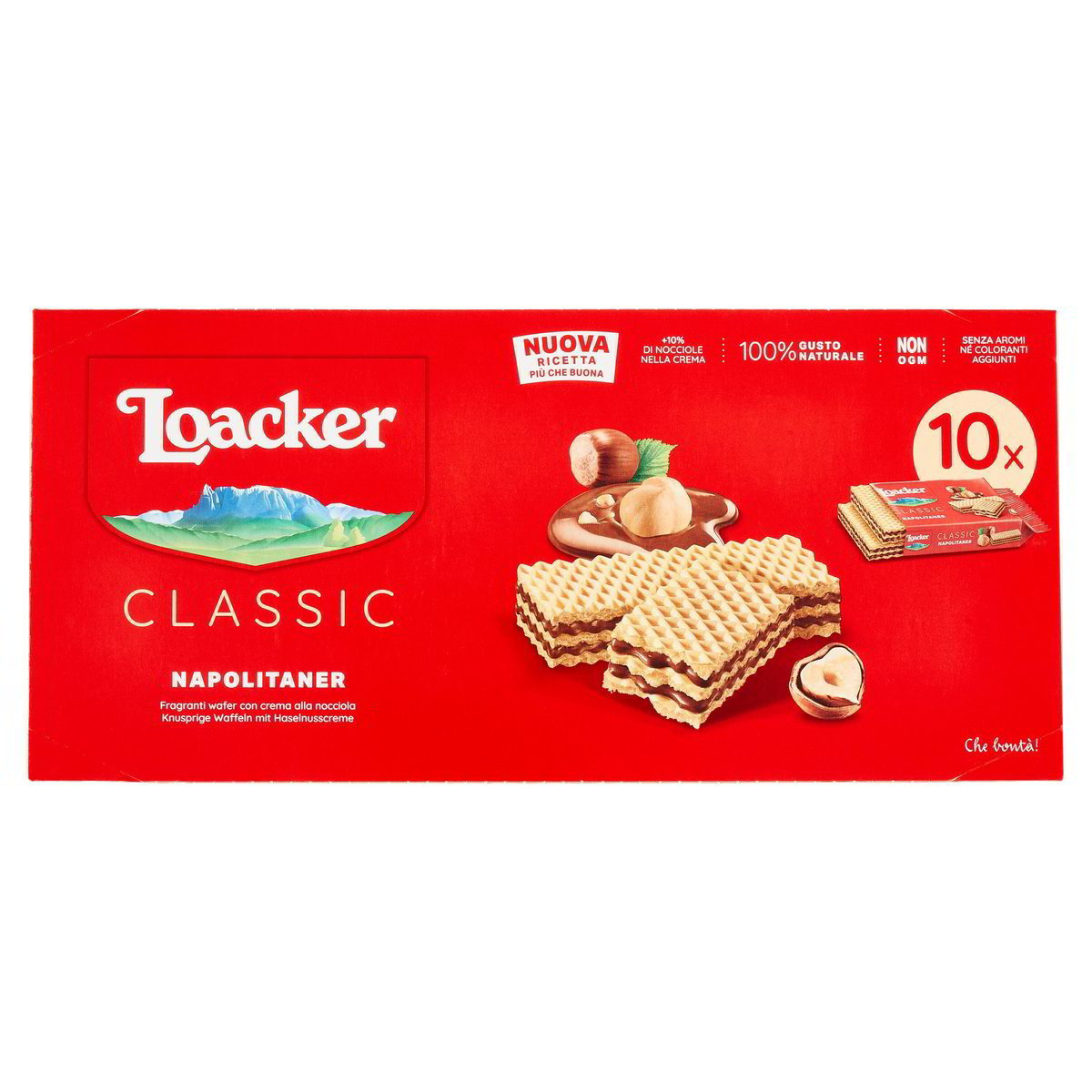 WAFER NAPOLITANER LOACKER GR 45 X10 Tigros