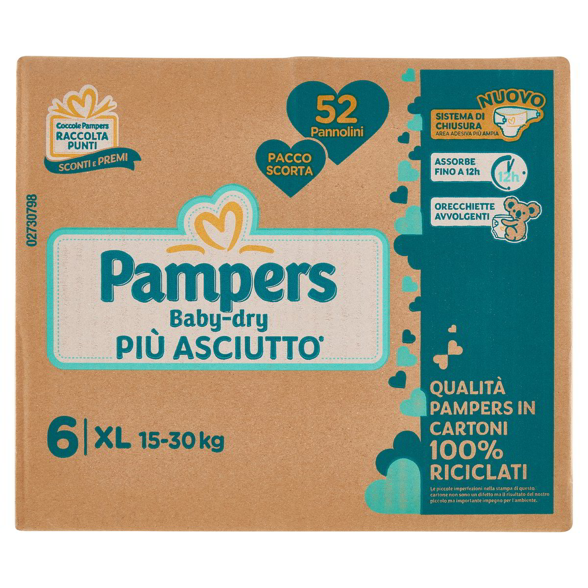 Pannolini Baby Dry Xl Pampers Pzx Tigros