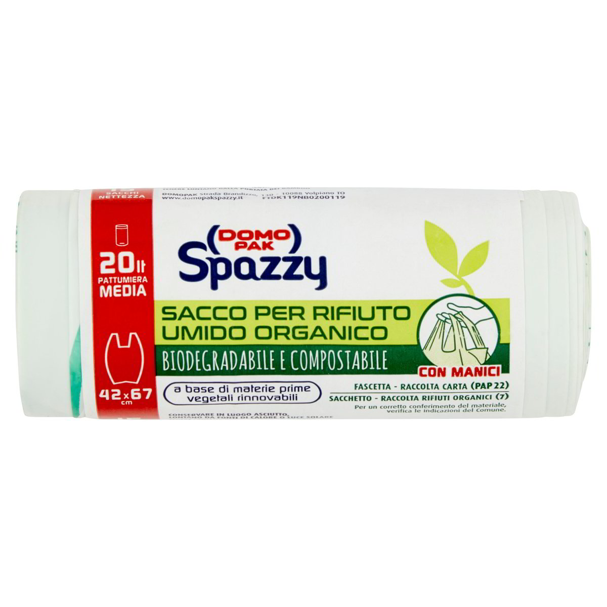 SACCO VERDE DOMOPAK SPAZZY - Tigros