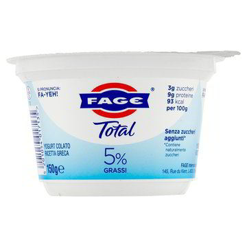 YOGURT GRECO 5% FAGE TOTAL GR.150 - Tigros