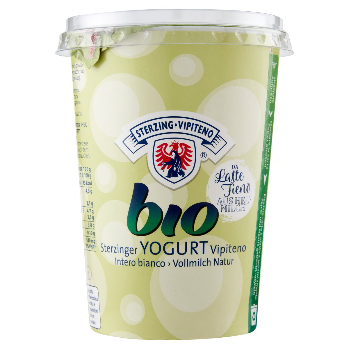 YOGURT MAGRO 0,1% BIANCO STERZING VIPITENO GR.125X2 - Tigros