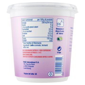 YOGURT BIANCO 2% FAGE TOTAL GR.150 - Tigros