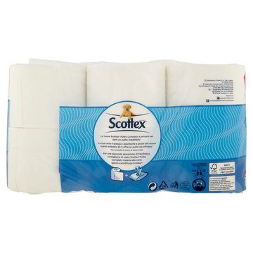 CARTA IGIENICA PULITO COMPLETO SCOTTEX 12 ROTOLI - Tigros