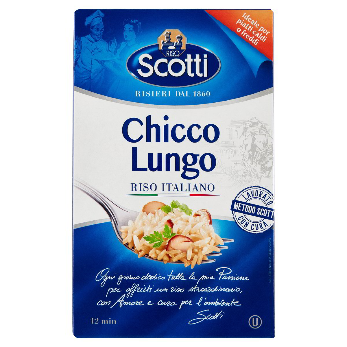 RISO CHICCO LUNGO SCOTTI GR.800 - Tigros