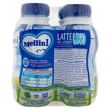 LATTE PER LATTANTI UNO MELLIN ML.500X4 - Tigros