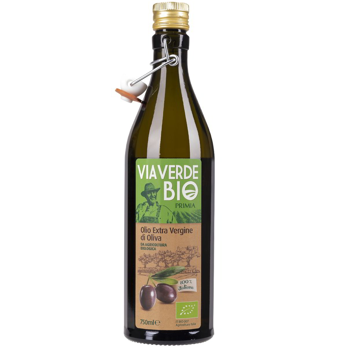 Olio Extra Vergine di Oliva BIO ITALIANO 750 ml - Portaro Prodoti T