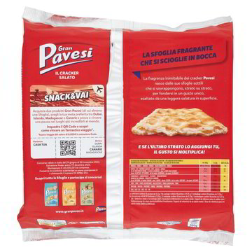 CRACKERS SALATI GRAN PAVESI GR.560 - Tigros