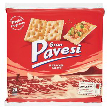 GRAN PAVESI CRACKERS NON SALATI 18 PORZIONI 560 GR – Alimentari  Buonconsiglio