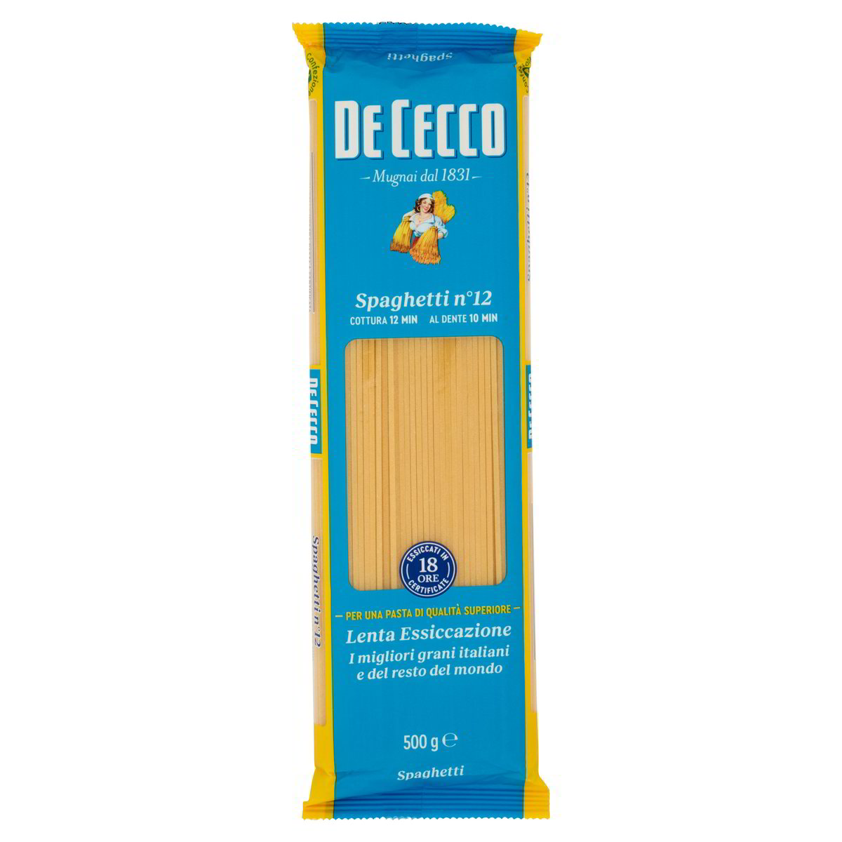 PASTA INTEGRALE 500g - DE CECCO - DiRusso-s.r.l.