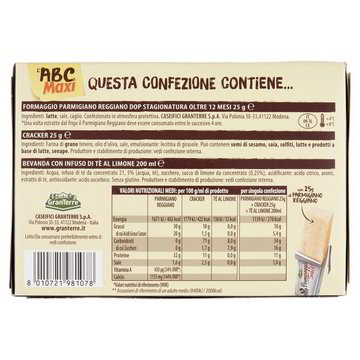 ABC MAXI CON PARMIGIANO REGGIANO PARMAREGGIO GRANTERRE GR.250 - Tigros